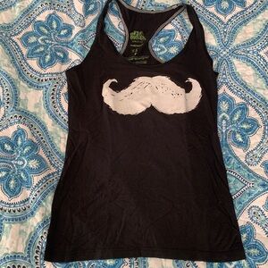 Sz S Raw Threads Mustache Tank